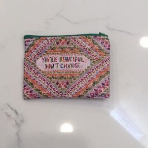 “You’re beautiful don’t change” wallet 💗